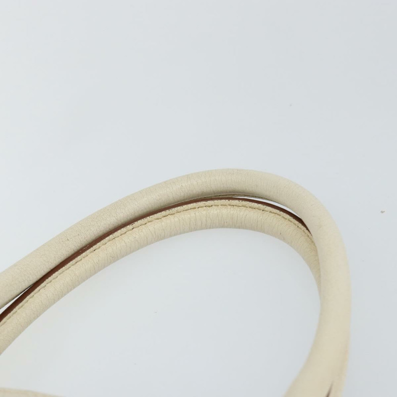 【日本直送】PRADA 白色金色皮革手提包 正品 fm4895-13