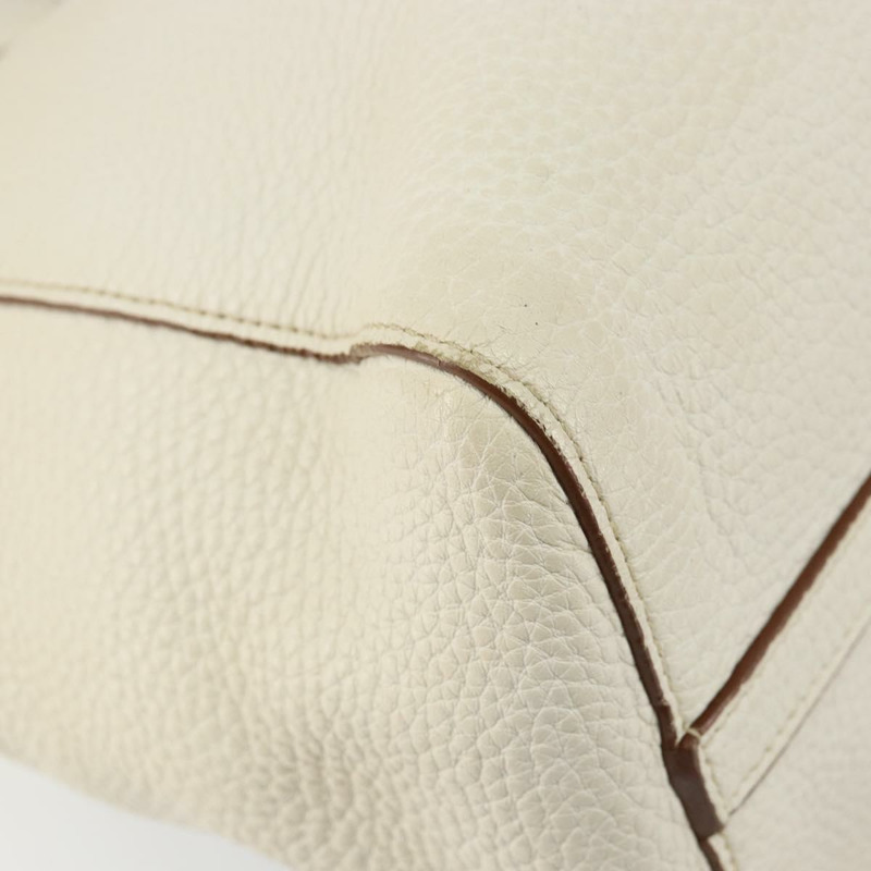 【日本直送】PRADA 白色金色皮革手提包 正品 fm4895-14