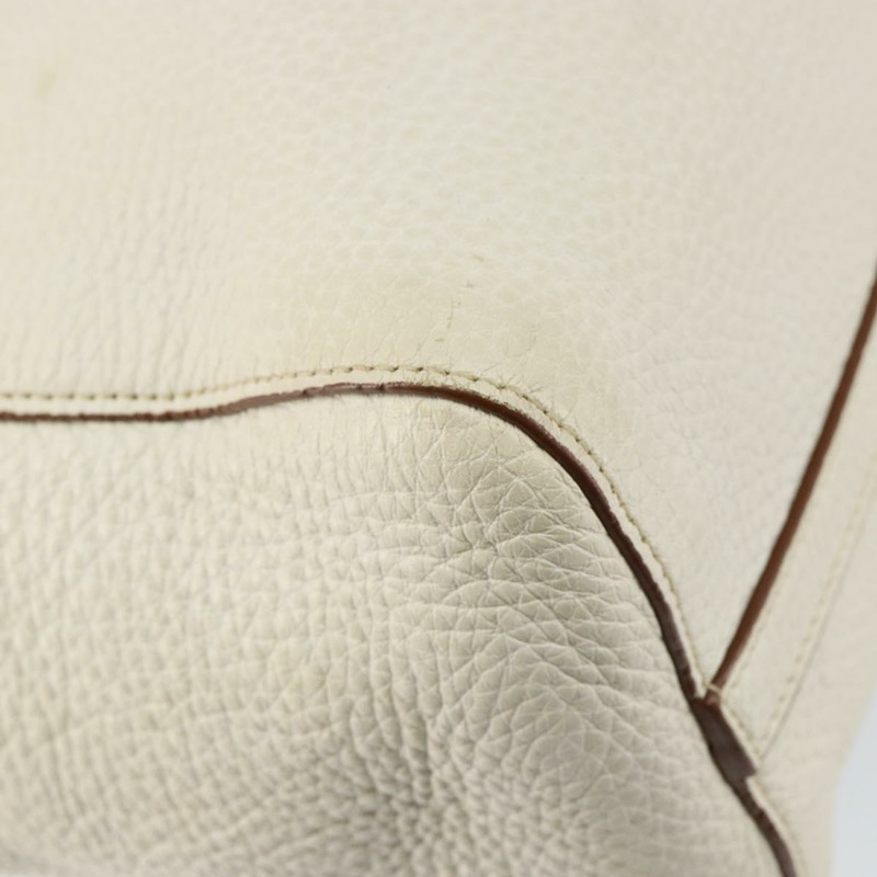 【日本直送】PRADA 白色金色皮革手提包 正品 fm4895-16