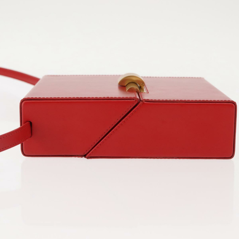 【日本直送】BOTTEGA VENETA Daisy 單肩包 皮革 紅色 金色 正品 bs29995-3