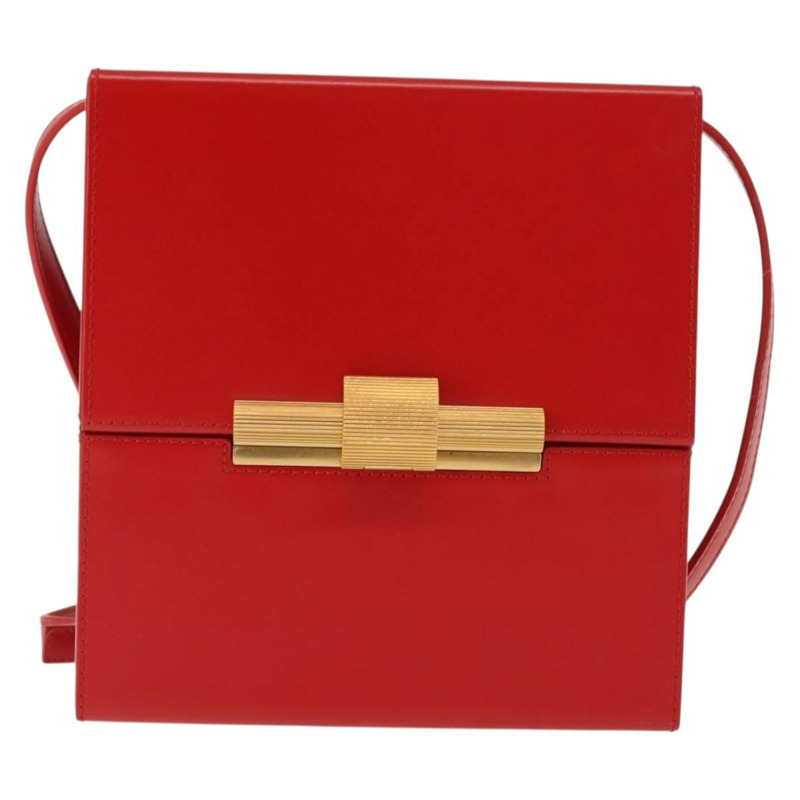 【日本直送】BOTTEGA VENETA Daisy 單肩包 皮革 紅色 金色 正品 bs29995-12