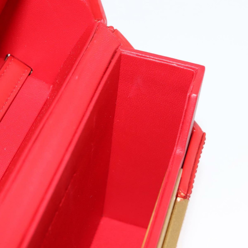 【日本直送】BOTTEGA VENETA Daisy 單肩包 皮革 紅色 金色 正品 bs29995-18