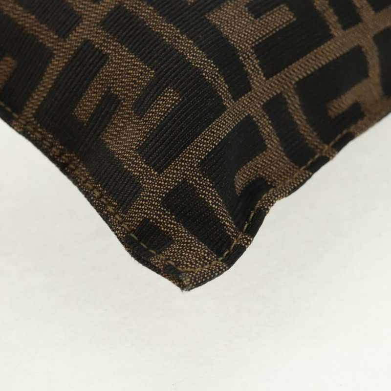 【日本直送】FENDI Zucca帆布Mamma Baguette單肩包 黑色 棕色 金色 正品 145885V-14