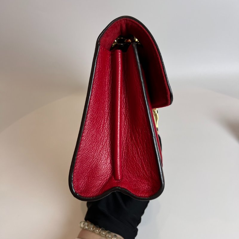 LV M41731 紅Victoire 珠寶鍊包-2