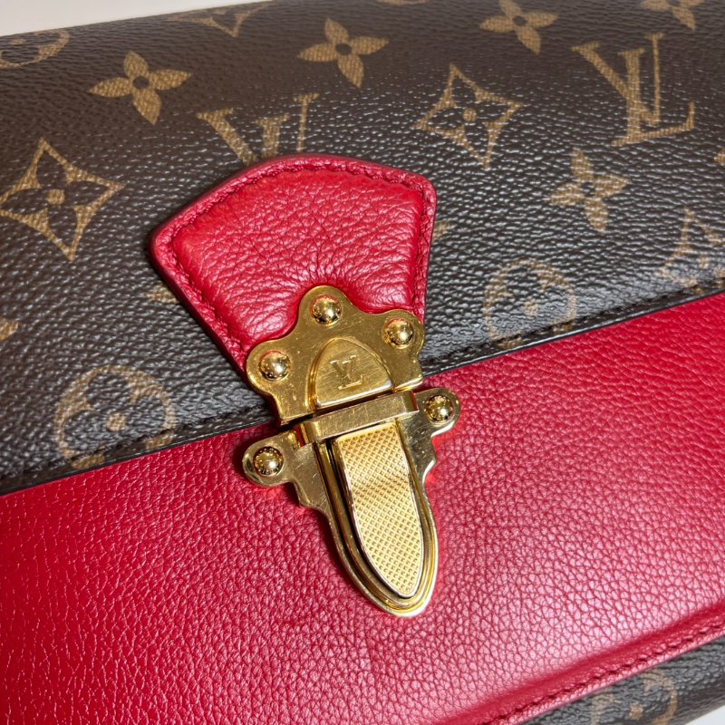 LV M41731 紅Victoire 珠寶鍊包-6