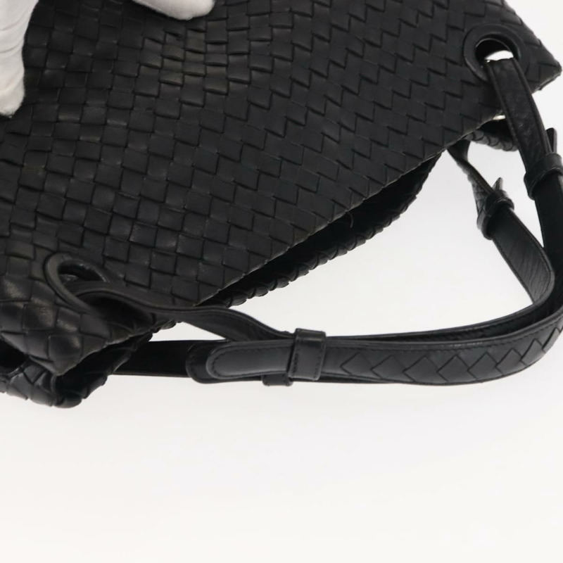 【日本直送】BOTTEGA VENETA INTRECCIATO Garda 包手提包皮革黑色 179320 正品 ep11148-5
