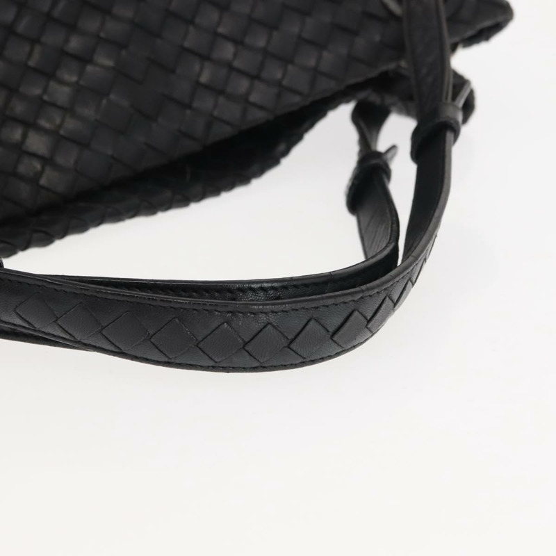 【日本直送】BOTTEGA VENETA INTRECCIATO Garda 包手提包皮革黑色 179320 正品 ep11148-6