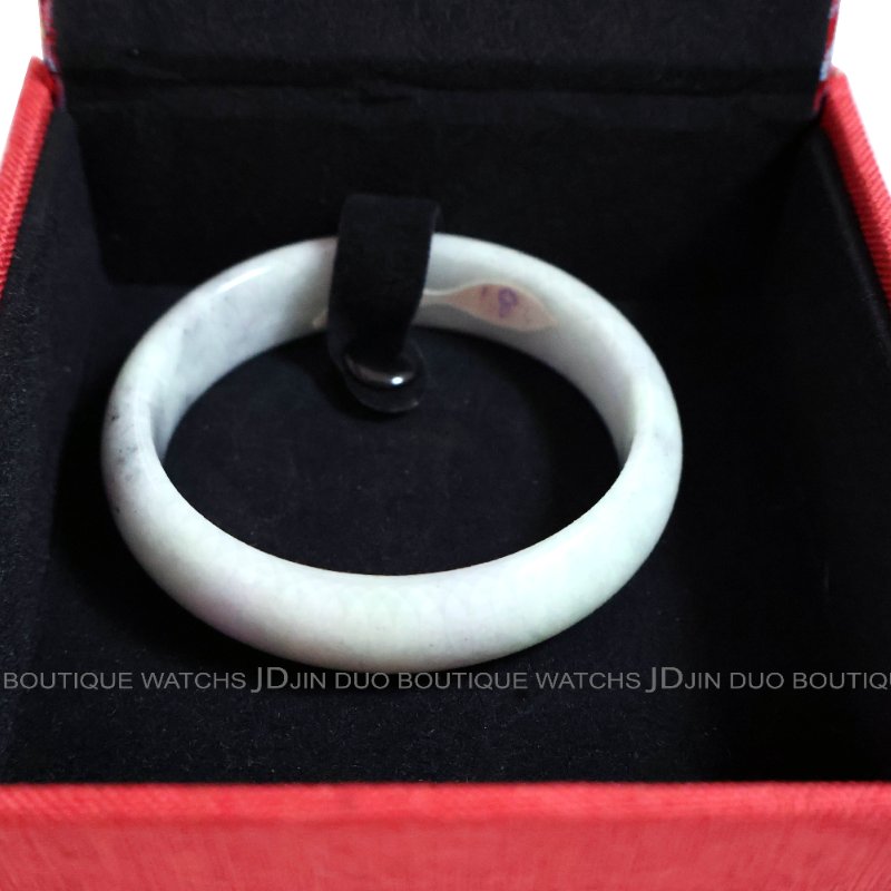 金鐸精品~2489 天然A貨緬甸翡翠玉鐲-2