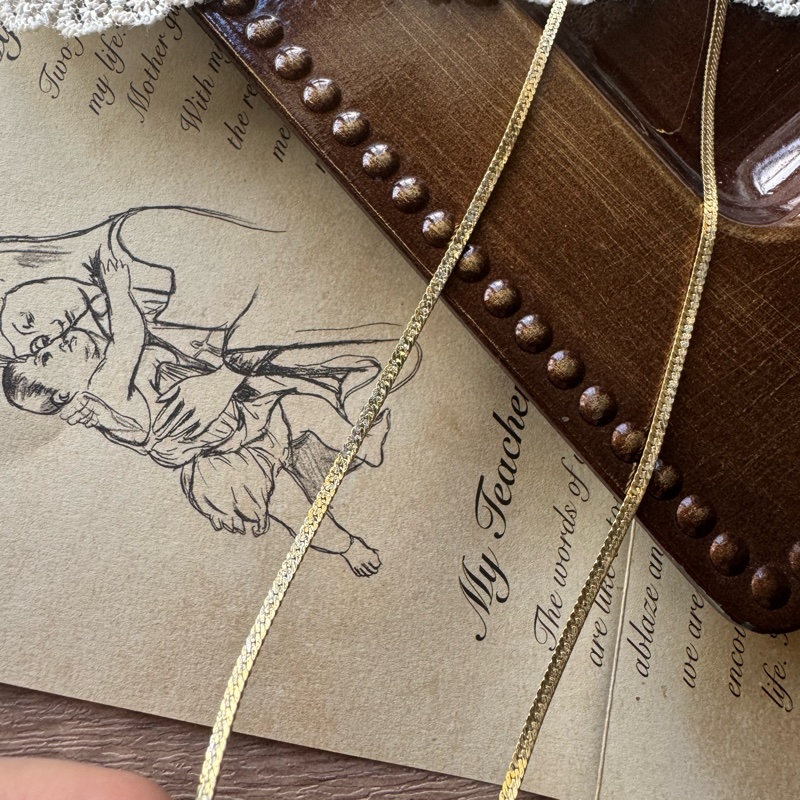 Givenchy 紀梵希 GG logo 水鑽鍍金項鏈-11