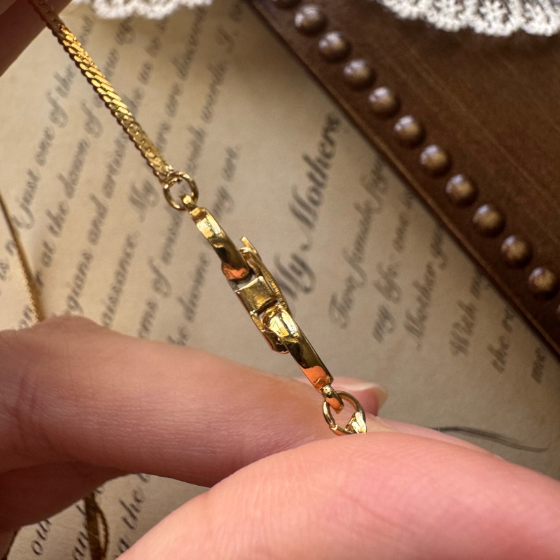 Givenchy 紀梵希 GG logo 水鑽鍍金項鏈-18