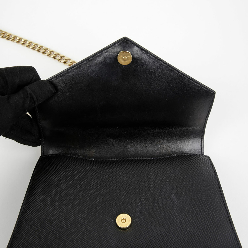 PRADA 單色肩斜背包 1BD127-10