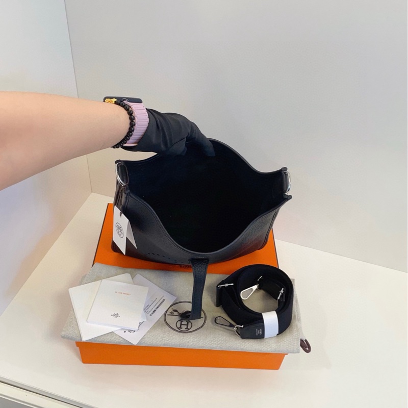 Hermes Evelyne 29 黑銀-5