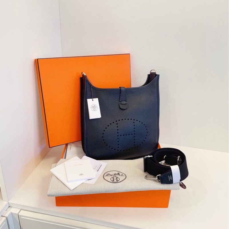 Hermes Evelyne 29 黑銀-6