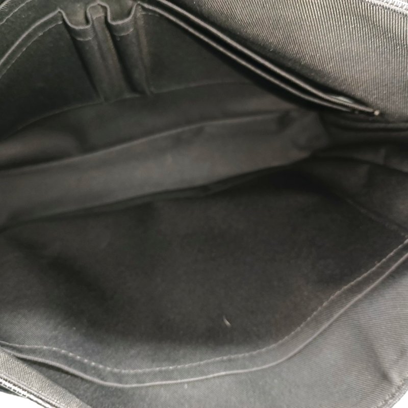 LOUIS VUITTON CHRISTOPHER 灰色塗層帆布棋盤格斜背包肩背包 銀色五金-5