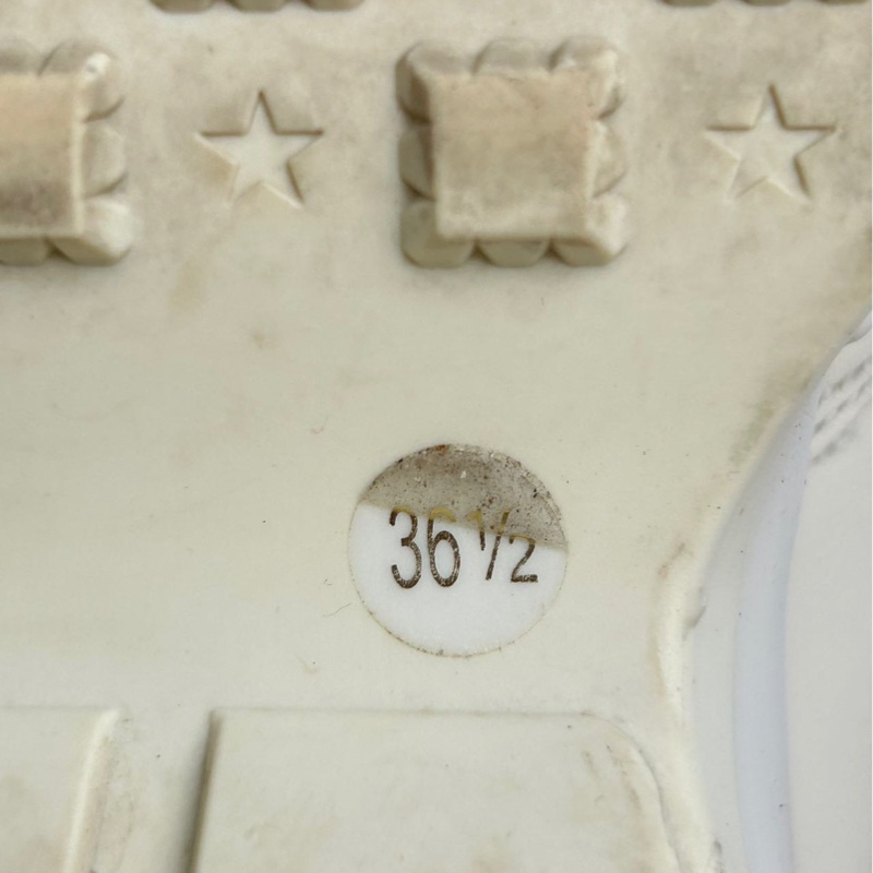 Gucci古馳腰帶老爹鞋,36.5碼,象牙白拼皮,-7