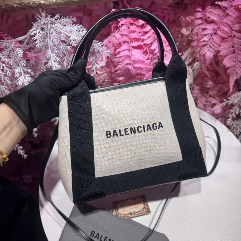 Balenciaga 帆布斜背包/王吉娜古董精品-3