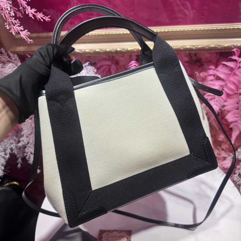 Balenciaga 帆布斜背包/王吉娜古董精品-5