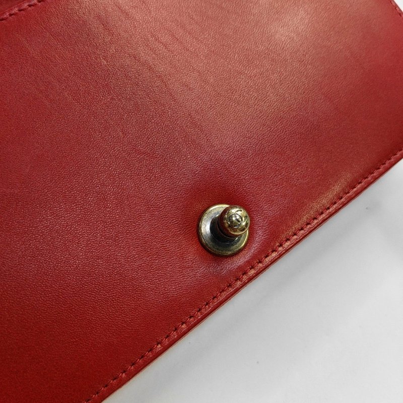 CHANEL LEBOY 中號 拼色織物菱格紋斜背包肩背包 金色五金-9