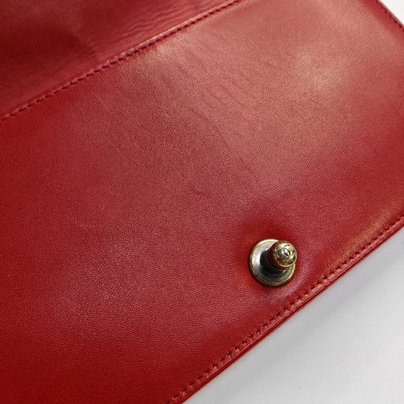 CHANEL LEBOY 中號 拼色織物菱格紋斜背包肩背包 金色五金-10