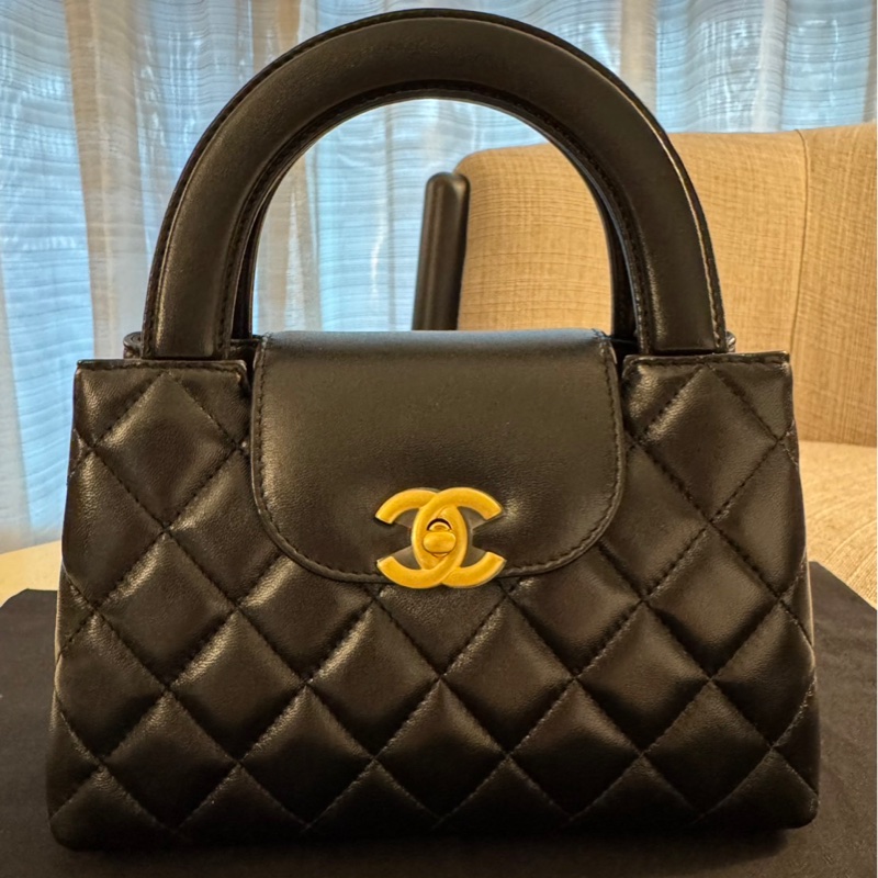 CHANEL 絕美 黑金 雙C Kelly-0