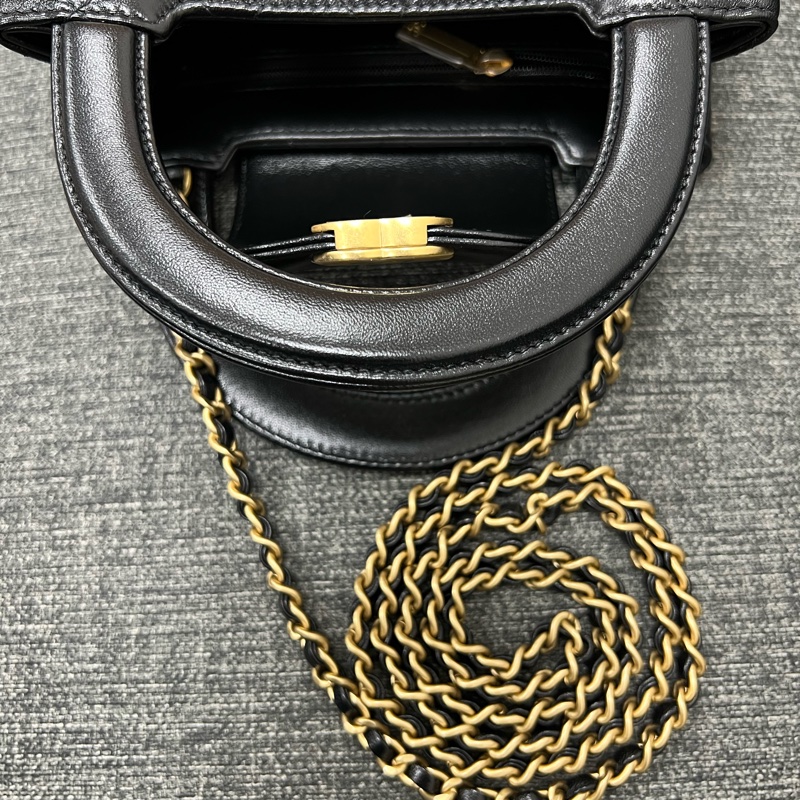CHANEL 絕美 黑金 雙C Kelly-12