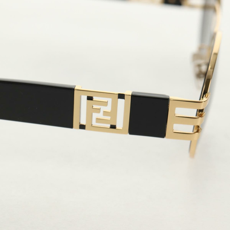 【日本直送】FENDI Fenderche Versace 聯名款太陽眼鏡 金屬黑 正品 143020M-5