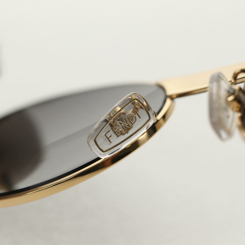 【日本直送】FENDI Fenderche Versace 聯名款太陽眼鏡 金屬黑 正品 143020M-22