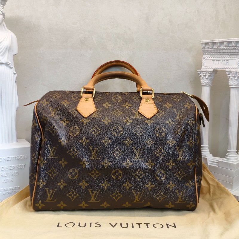 LV路易威登 Speedy30老花 手提包-0