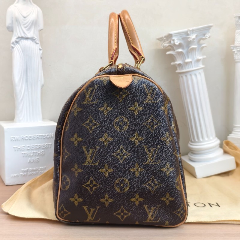LV路易威登 Speedy30老花 手提包-2