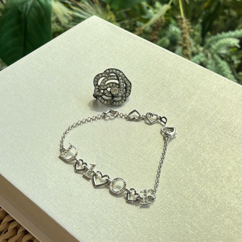 🏷️ Dior 胸針&手鏈 一起賣不拆-6