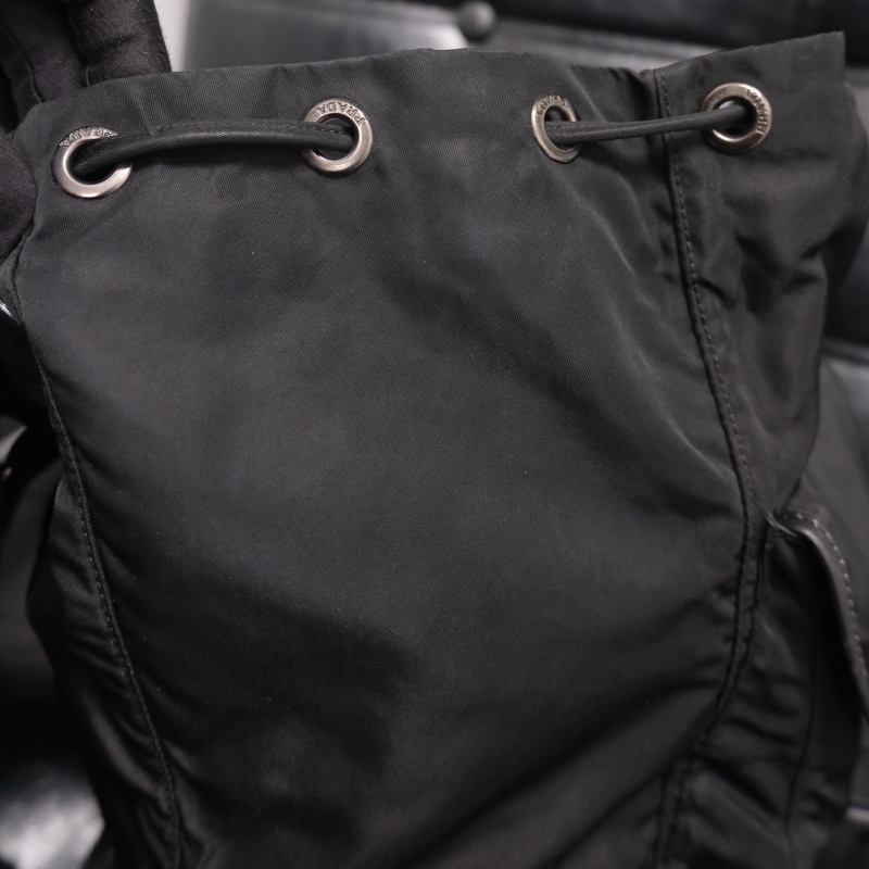 Prada Leather & Nylon Vintage Backpack 普拉達中古尼龍拼皮背包/書包-10