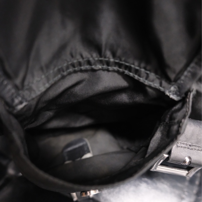 Prada Leather & Nylon Vintage Backpack 普拉達中古尼龍拼皮背包/書包-24