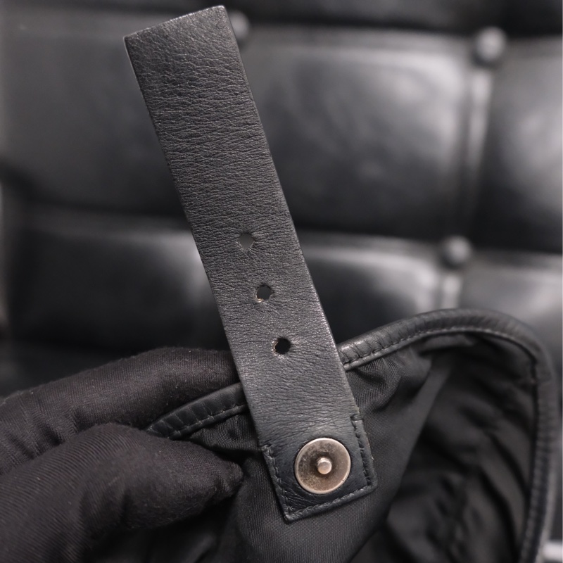 Prada Leather & Nylon Vintage Backpack 普拉達中古尼龍拼皮背包/書包-25