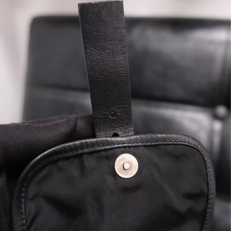 Prada Leather & Nylon Vintage Backpack 普拉達中古尼龍拼皮背包/書包-30