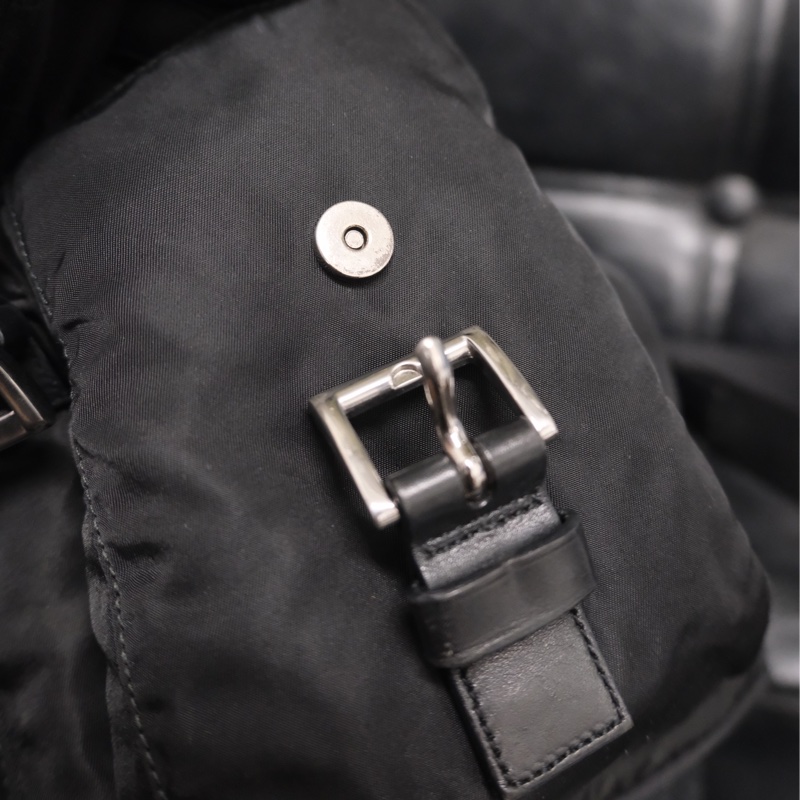 Prada Leather & Nylon Vintage Backpack 普拉達中古尼龍拼皮背包/書包-31