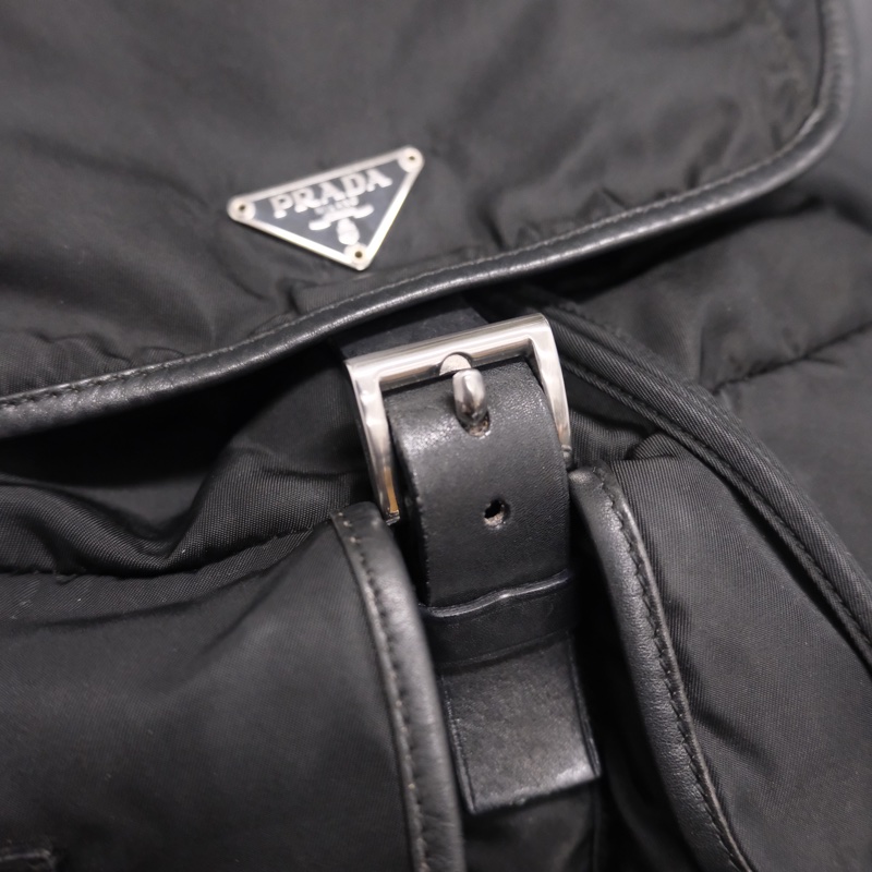 Prada Leather & Nylon Vintage Backpack 普拉達中古尼龍拼皮背包/書包-32