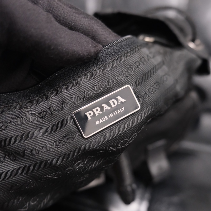 Prada Leather & Nylon Vintage Backpack 普拉達中古尼龍拼皮背包/書包-38