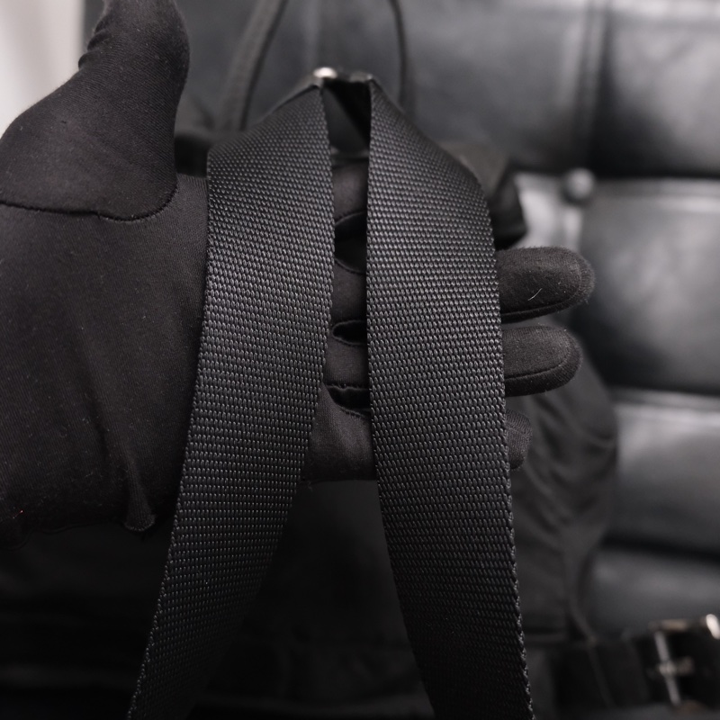 Prada Leather & Nylon Vintage Backpack 普拉達中古尼龍拼皮背包/書包-4