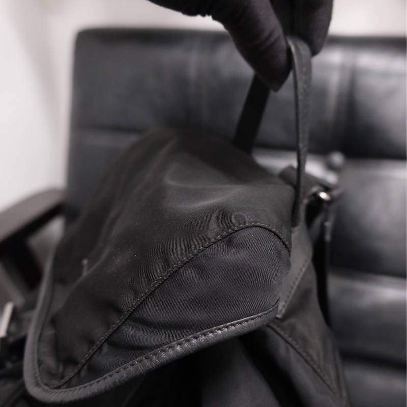 Prada Leather & Nylon Vintage Backpack 普拉達中古尼龍拼皮背包/書包-8
