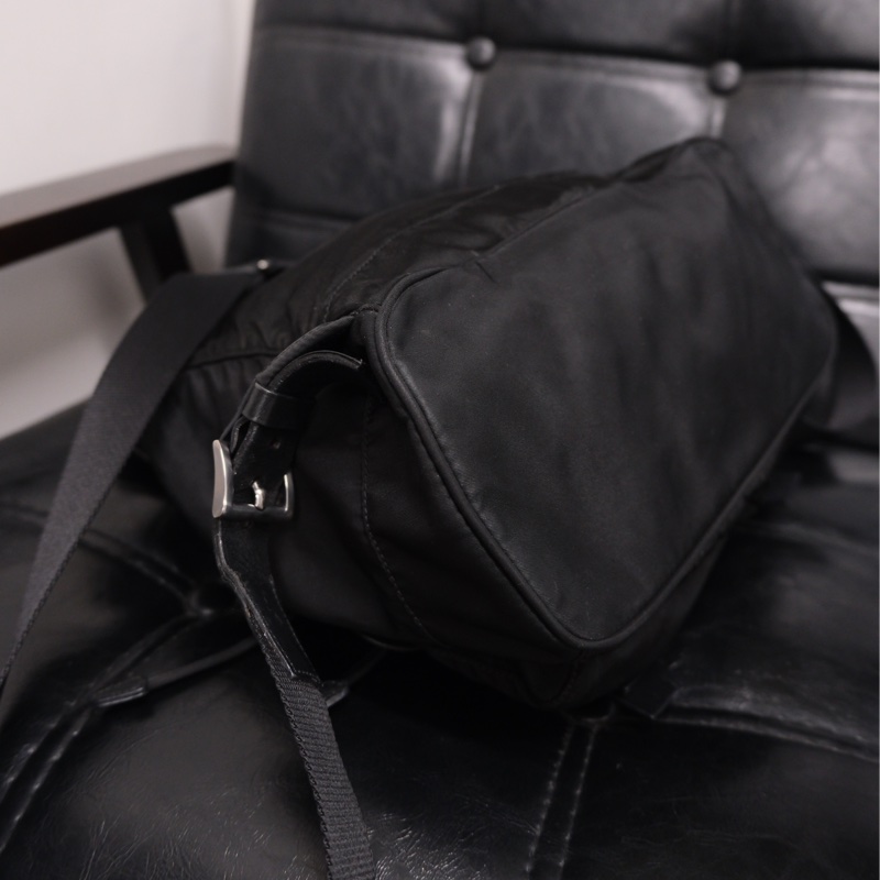 Prada Leather & Nylon Vintage Backpack 普拉達中古尼龍拼皮背包/書包-15
