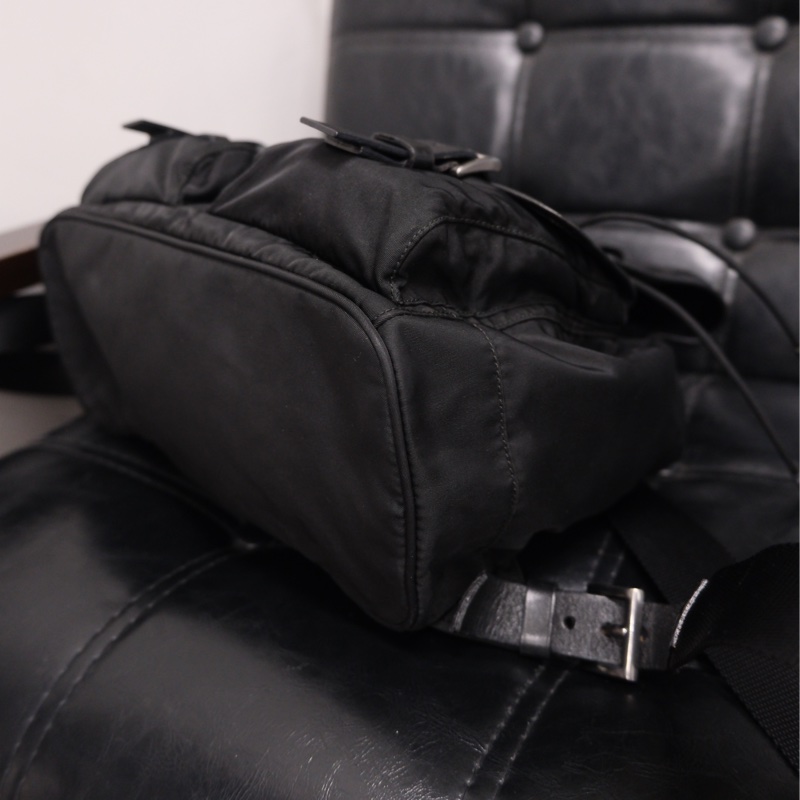 Prada Leather & Nylon Vintage Backpack 普拉達中古尼龍拼皮背包/書包-17