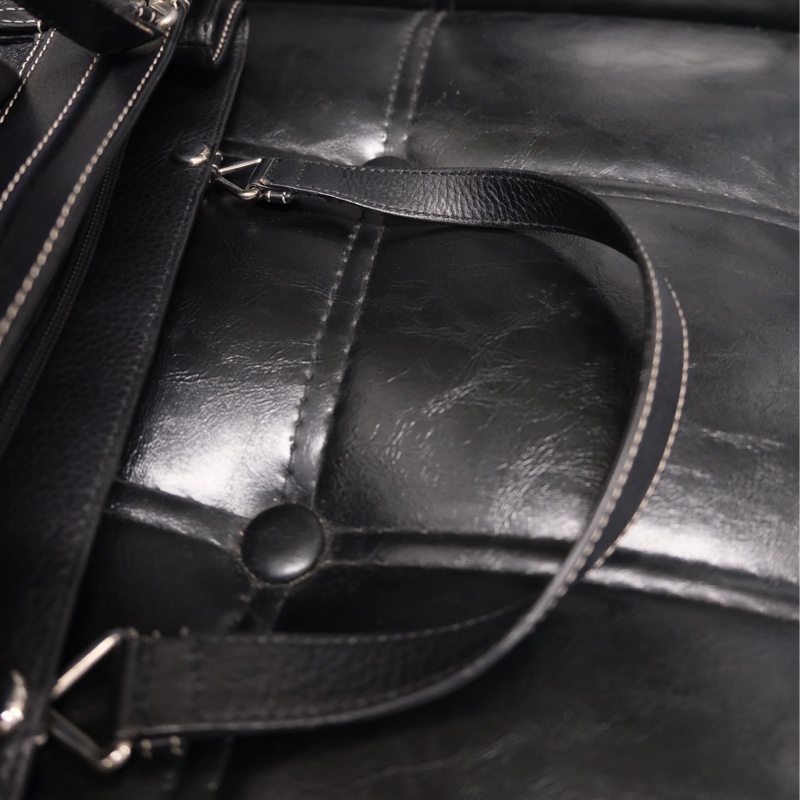 Dior Denim & Leather Vintage Handbag 迪奧中古牛仔拼皮手提包-8