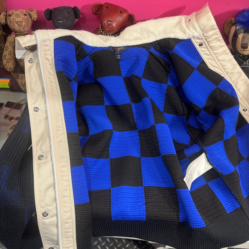 Lv 毛衣深藍外套/王吉娜古董精品-8