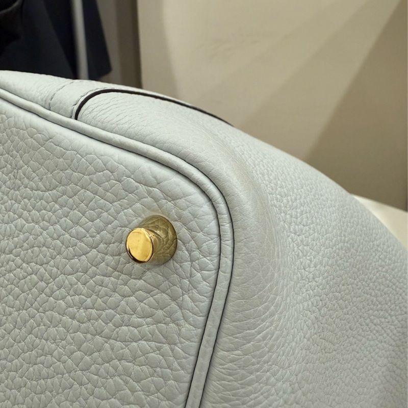 (包況漂亮）Hermes 菜籃子picotin 18聖杯藍z刻-4