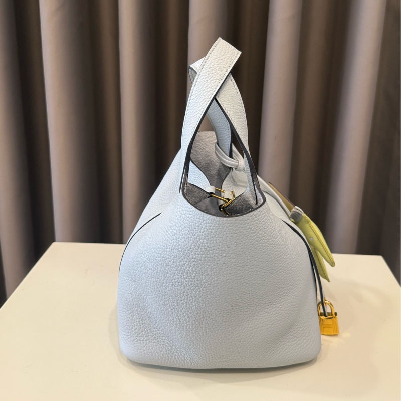 (包況漂亮)Hermes 菜籃子picotin 18聖杯藍z刻-2