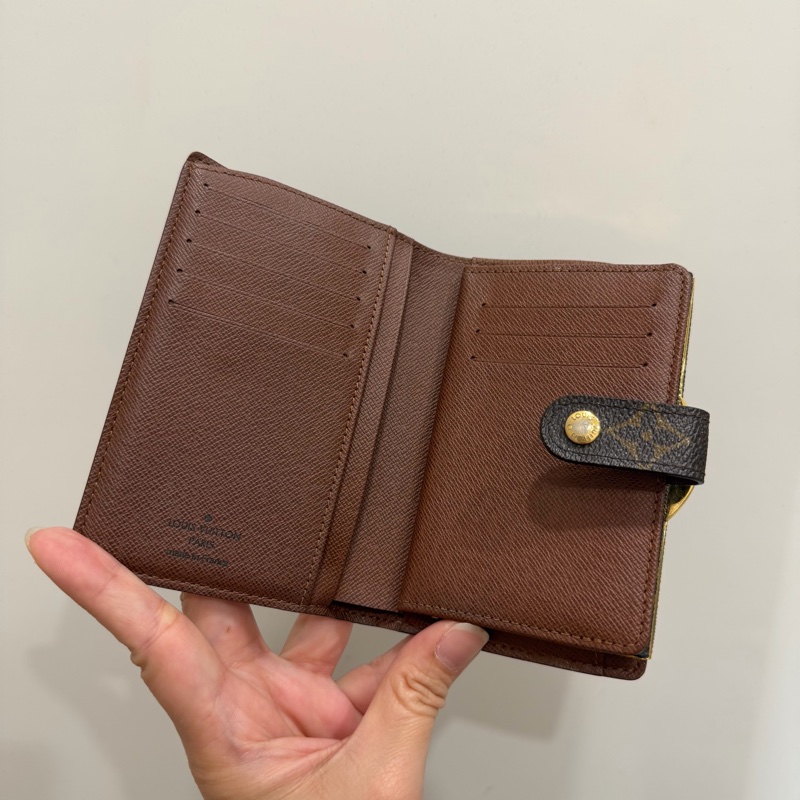 Louis Vuitton LV 經典老花 蝴蝶釦中夾-2