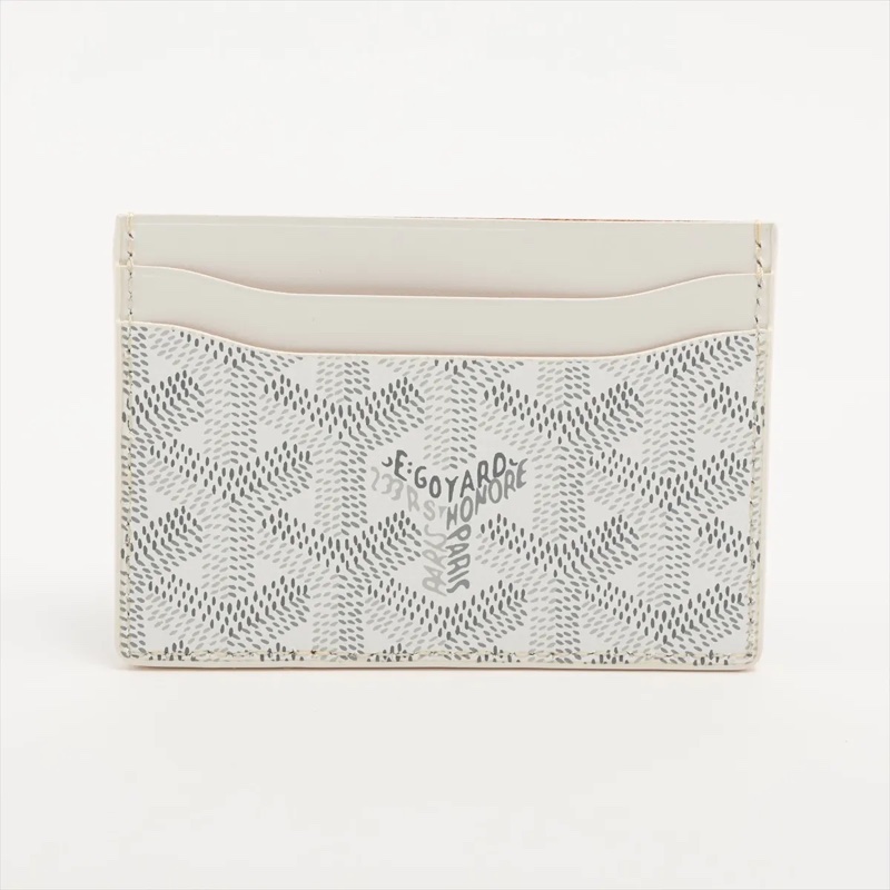 Goyard Herringbone PVCx leather Card Case 高雅德 戈雅 卡夾 卡套-2