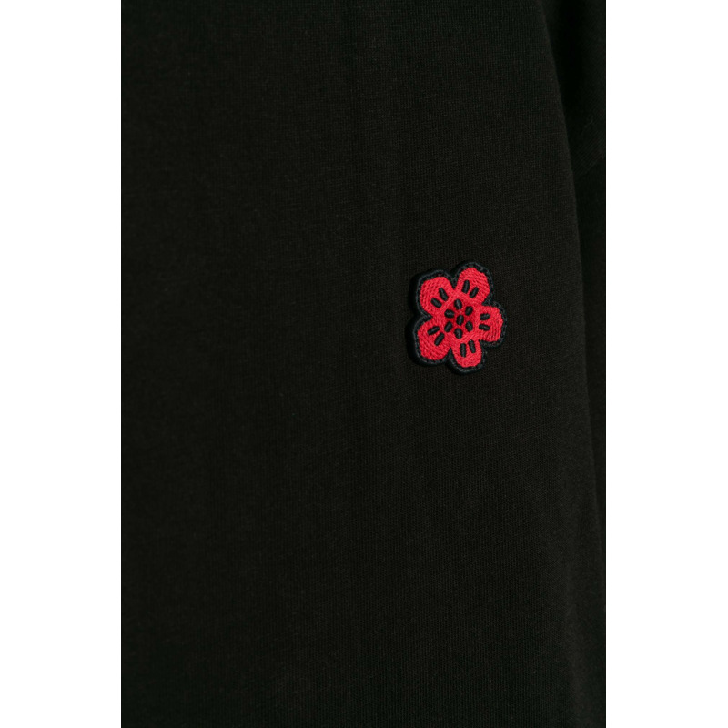 Boke Flower Embroidered Long Sleeve T恤-1