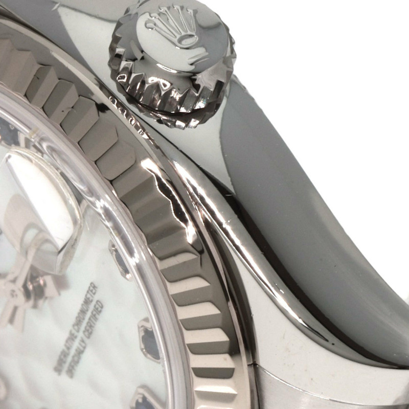 勞力士 179174NGS Datejust 10P 藍寶石腕錶（不鏽鋼/SS/18K 白金）女士-11