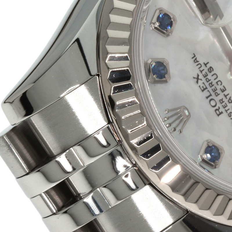 勞力士 179174NGS Datejust 10P 藍寶石腕錶（不鏽鋼/SS/18K 白金）女士-15